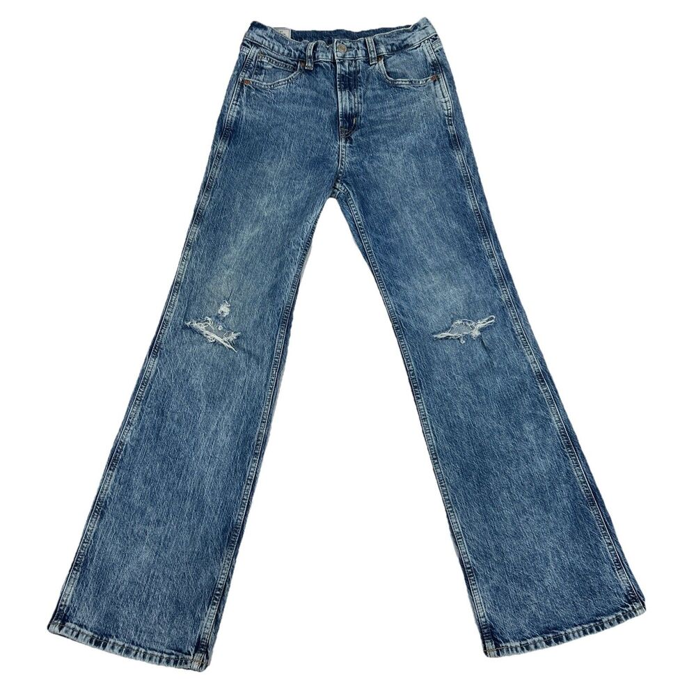 Gap Jeans Womens 4R/27 Vintage Flare High Rise Stretch Stone Wash Casual